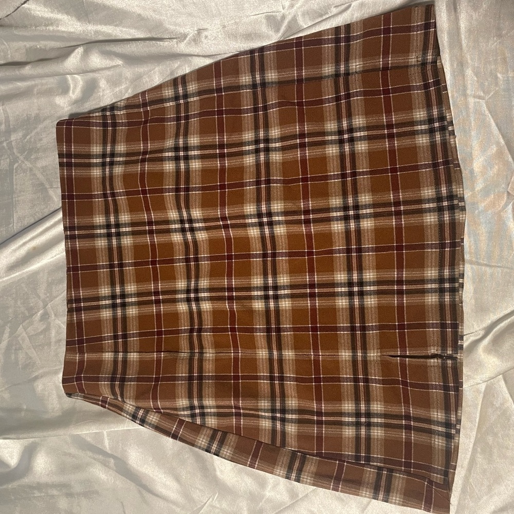 Plaid Mini Skirt